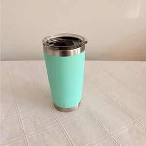 YETI Seafoam Travel Mug with Clear Lid